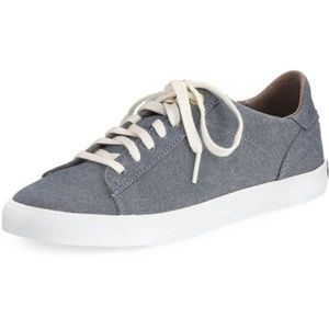 𝅺COLE Haan Trafton Club Court Blue Denim Low-Top Lace Up Sneakers - 9